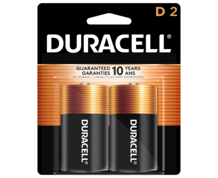 DD (D-2 Pack DURACELL 6Ct)