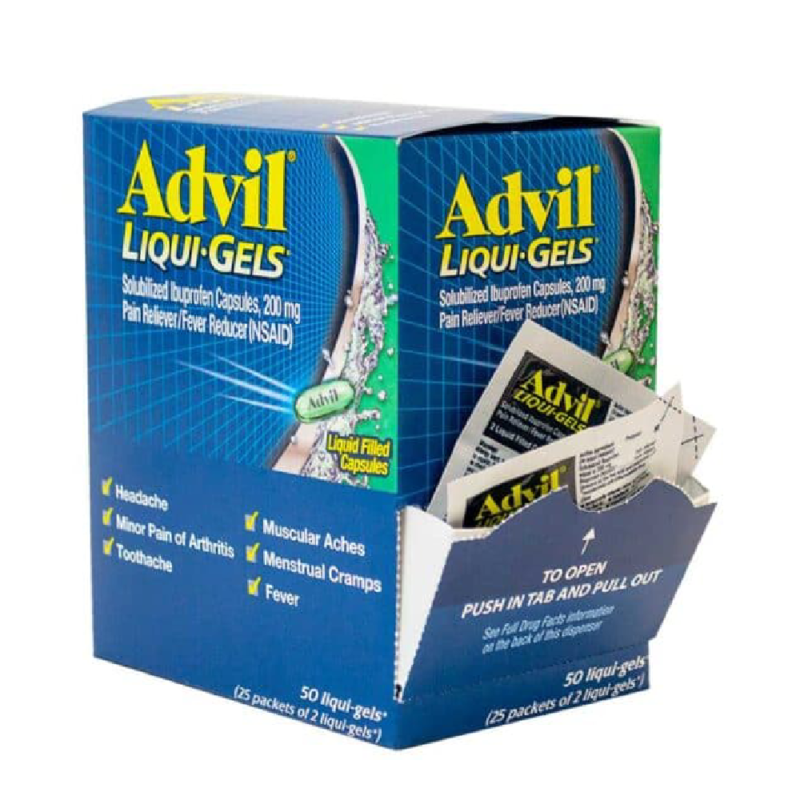 Advil Liqui-gels Pouch 25 X 2's