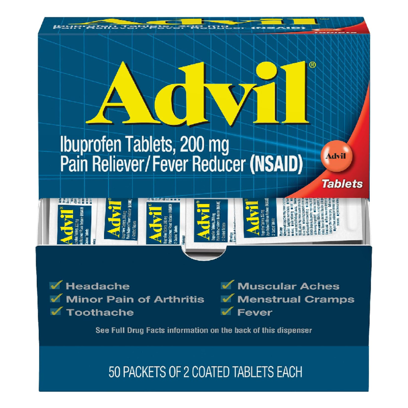 Advil Liqui-gels Pouch 50 X 2's