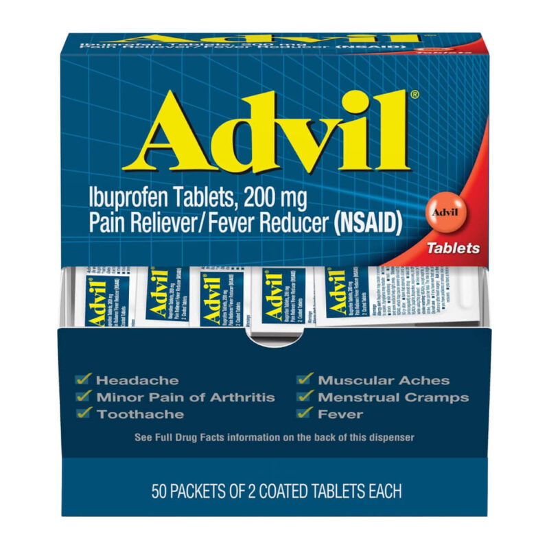 Advil Pm Pouch 50 X 2's (24 Boxes/case)