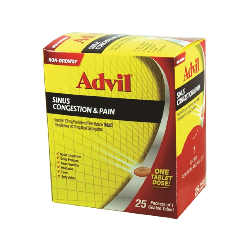 Advil Sinus Congestion & Pain25 X 1