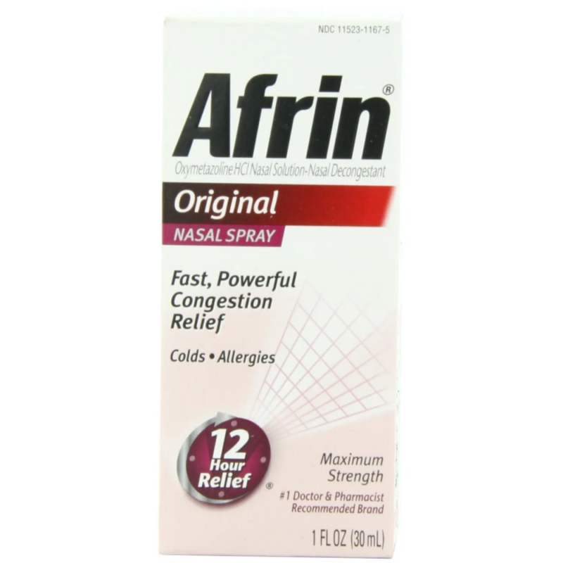 Afrin Nasal Spray 30 Ml 3 Ct