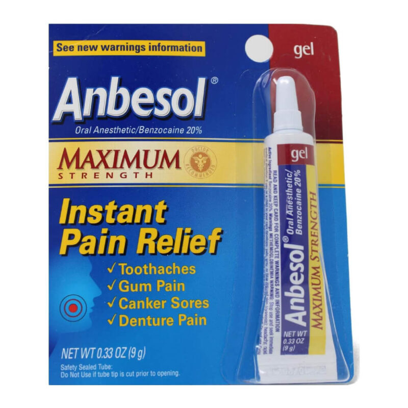 Anbesol Gel 6ct .33oz (9g)