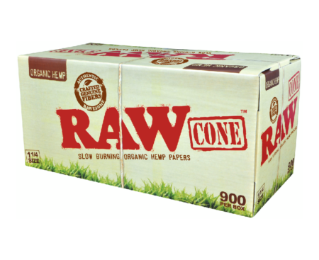 Raw Cls Bulk 1 1/4 Organic Cones 900 Pcs #251903)