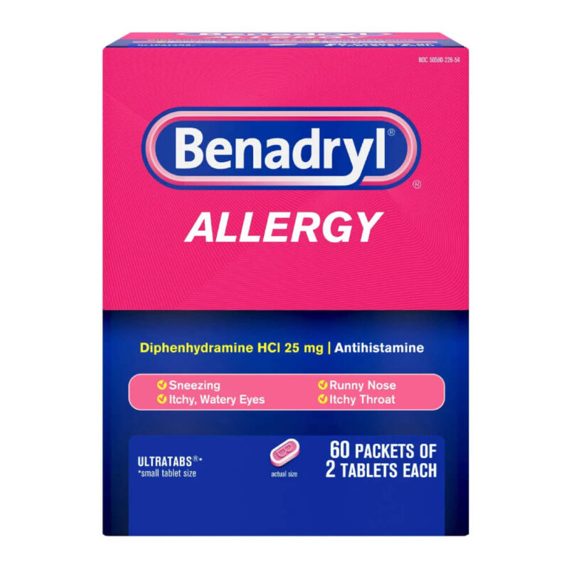 Benadryl Pouch 60 X 2's
