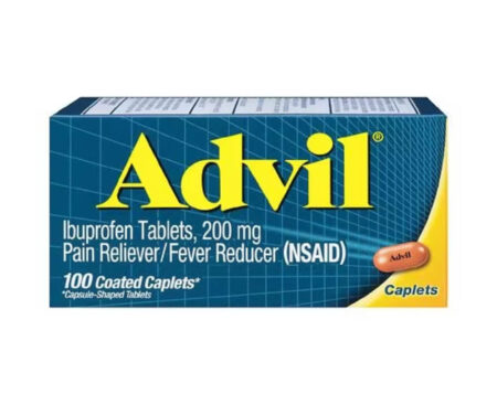 Bottle Advil 24 ct caplet 200 mg