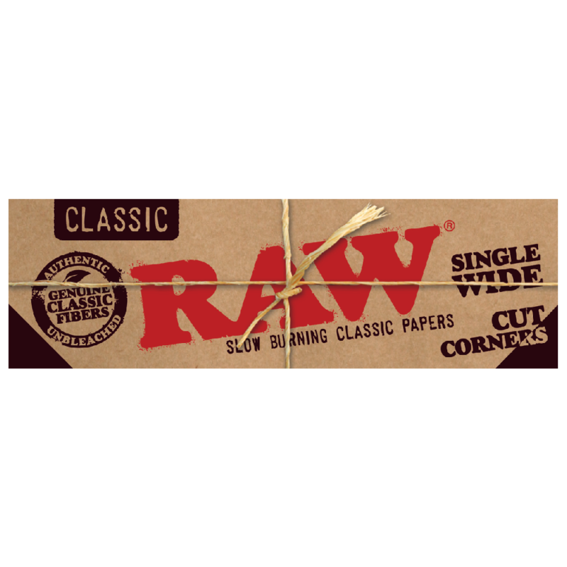 Raw Paper Cut Corner SW Single Window 50 Bx