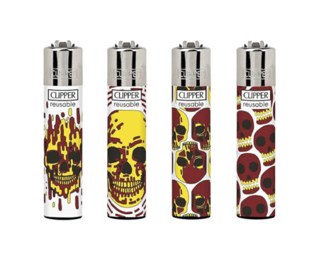 Clipper Lighter 48 Ct Skulls Fire 5