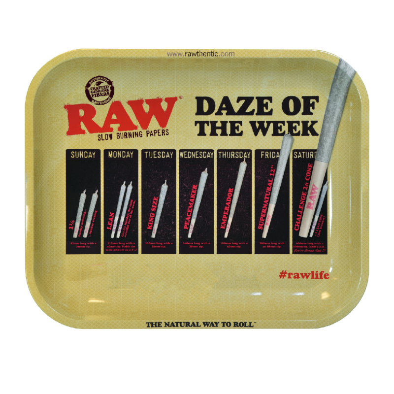 Raw Rolling Tray Large Daze