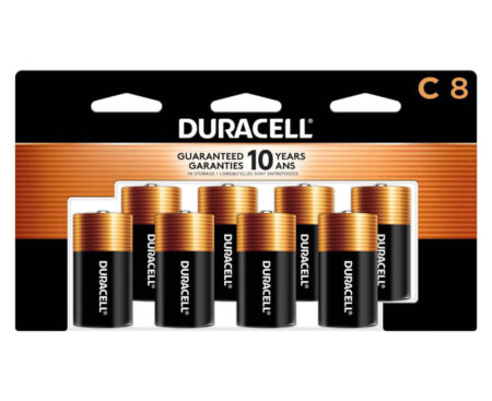 DC (C-2 Pack DURACELL 8Ct)