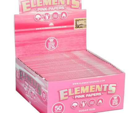 Elements Pink Paper KS Slim Box 50 ct