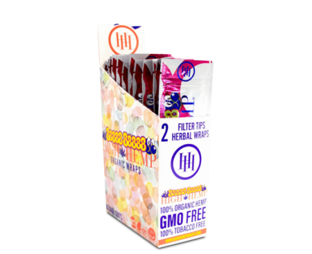 High Hemp Bubblegum 2 Herbal Wraps x 25ct #005525