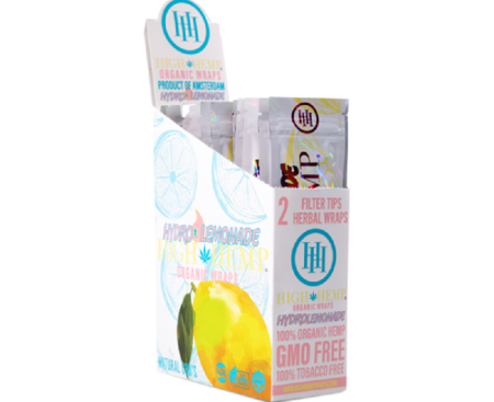 High Hemp Hydro Lemonade 2 Herbal Wraps x 25 ct #005174