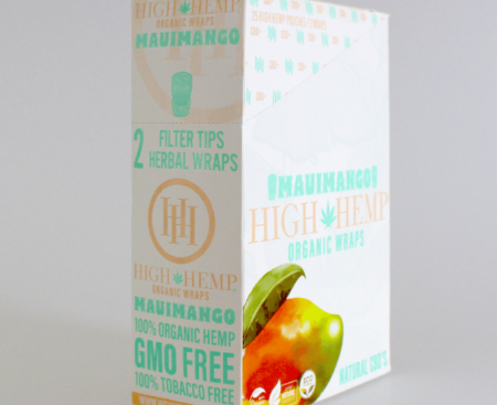 High Hemp Mango 2 Herbal Wraps x 25 ct #005051