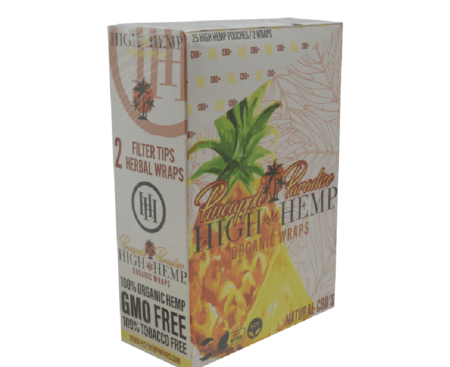 High Hemp Pineapple 2 Wraps x 25ct #005341
