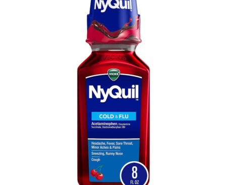 Liquid Nyquil Red/ Cherry 8 OZ