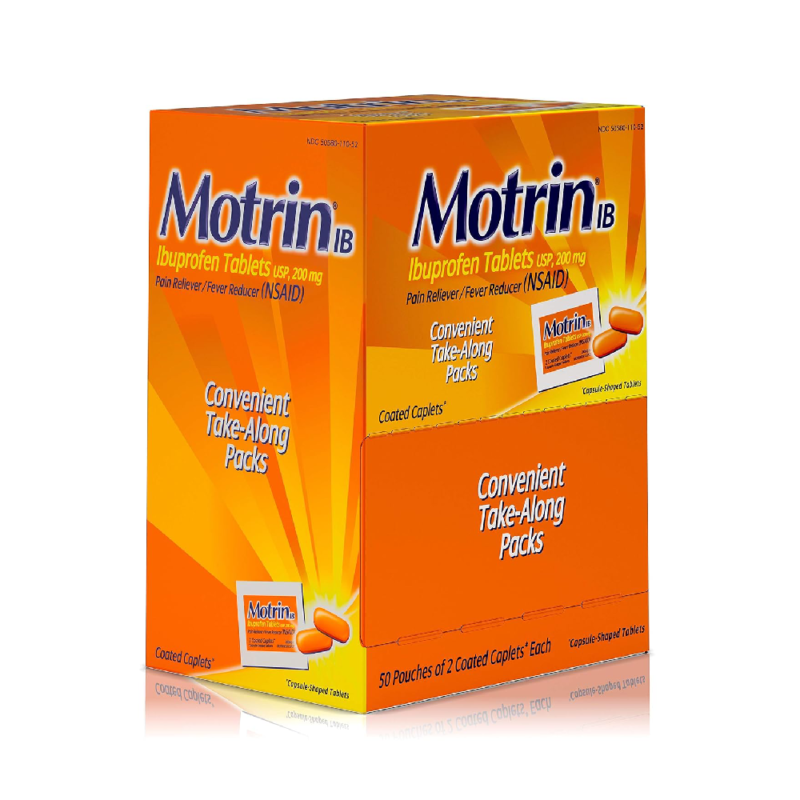 Motrin Pouch 50 X 2's