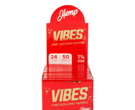 Vibes Papers + Filter 1 1/4 Hemp Red