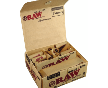 Raw MasterPiece 3 Meter Roll+30 PreRolled Tip #250456
