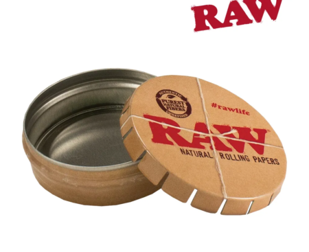 Raw Round Metal Pop UP Tin # 158134