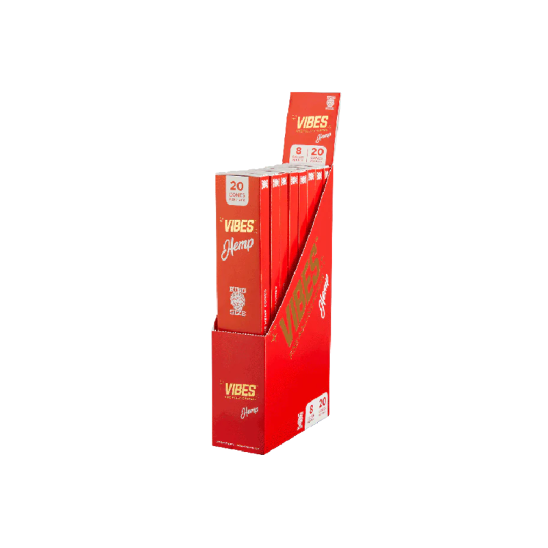 Vibes KS Cones 20 Cones Per Pack Red