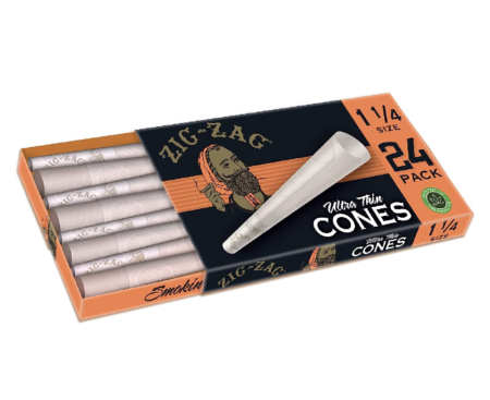 Zig Zag Cones 1-1/4 6 Pack 24 ct