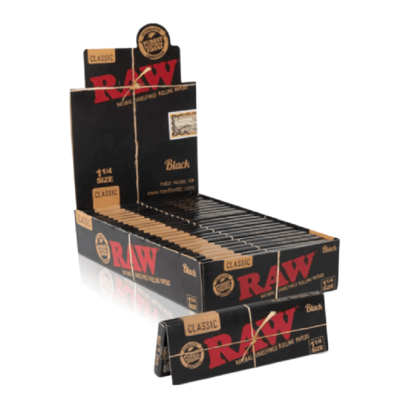 Raw Black 1 1/4 24 Ct
