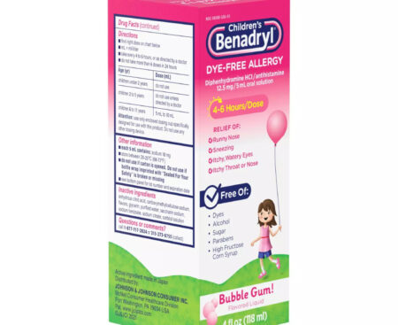 Liquid Children Benadryl 4 Oz