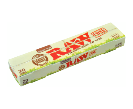 Raw 32 Pack Cone 1-1/4 Organic