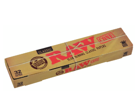 Raw Cones 3 Pk KS Classic 32 ct