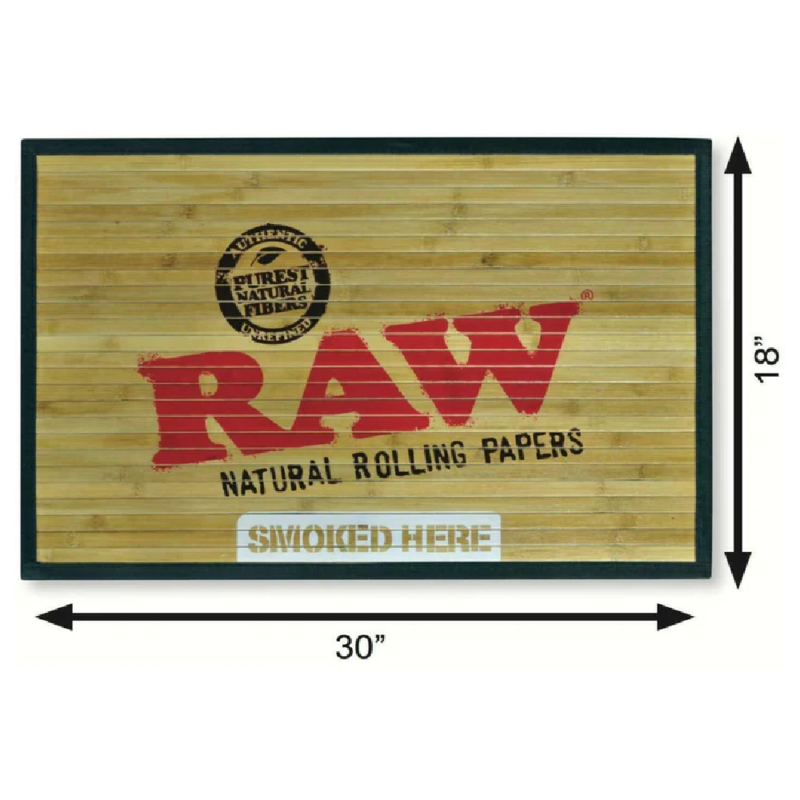 Raw Bamboo Floor Mat 30 x 18