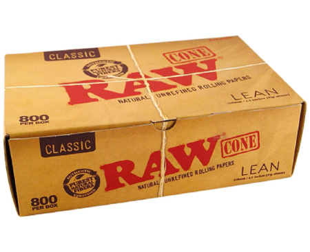 Raw Lean Cones 800 Ct Classic 109mm 40mm #203353