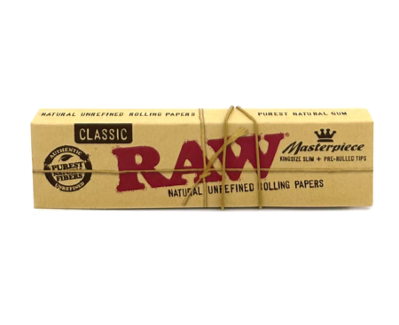 Raw MasterPiec KS+PreRolled Tip 24bx  #250791