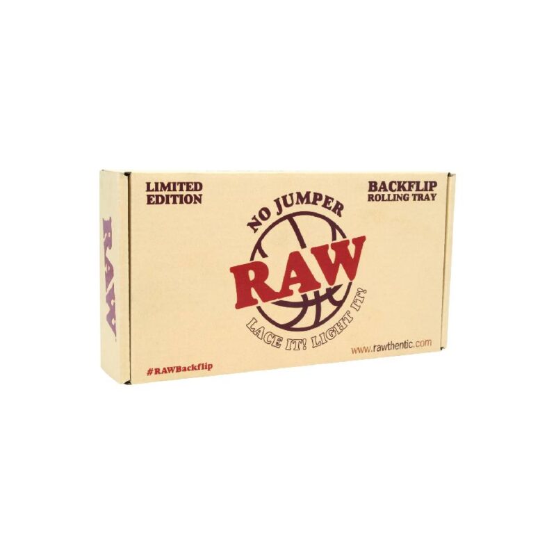 Raw No Jumper Bamboo BackFlip Rolling Tray
