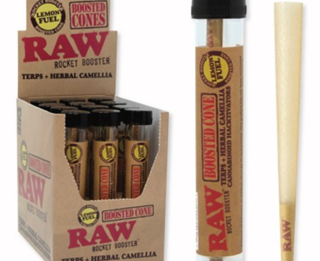 Raw Rocket Terp Infused Cone lemon Fuel 12/Dsp #5252597