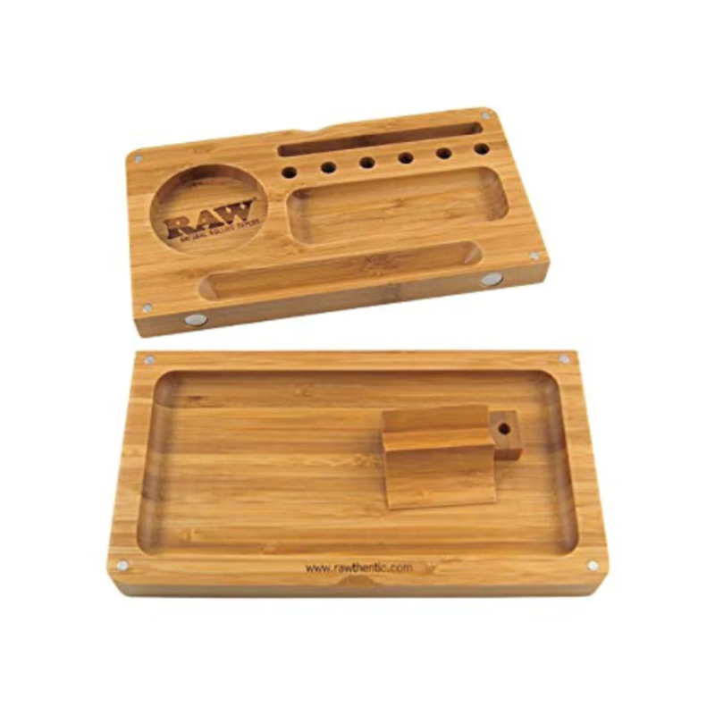 Raw Original Bamboo BackFlip Rolling Tray