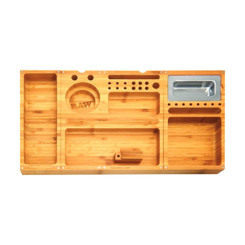 Raw Triple Flip Bamboo Rolling Tray