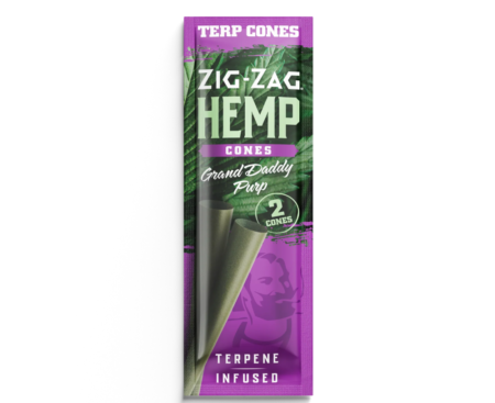 Terpene Infused Hemp Grand Daddy Purple 15 x 2 Cone