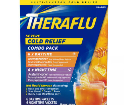 Theraflu Green #577 Nightime 12 Ct