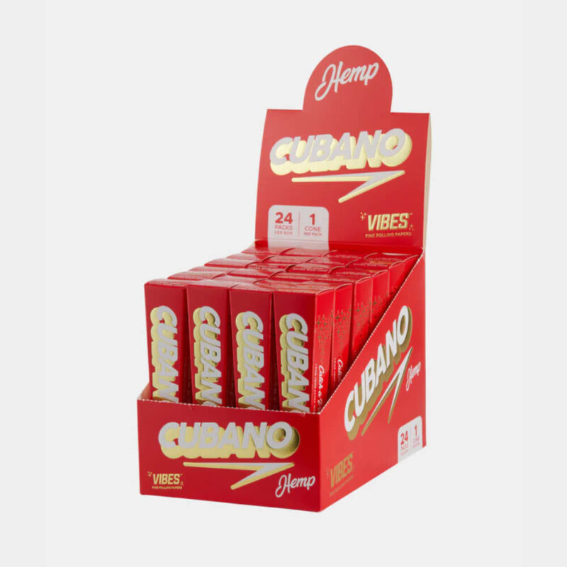 Vibes Cubano 24 Cones KS Hemp Red