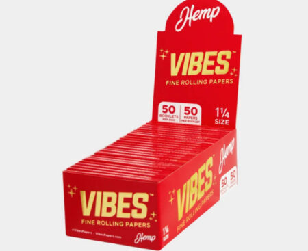 Vibes Papers 1-1/4 Hemp Red