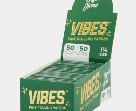 Vibes Papers + Filter 1 1/4  Hemp Green