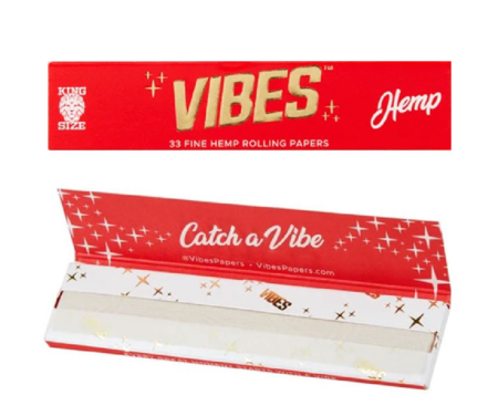 Vibes Papers KS Slim Hemp Red
