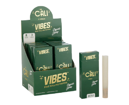 Vibes The Cali 2 Gram OrgHemp Green 24pk