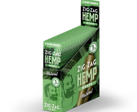 Zig Zag Hemp Wraps NPP - Natural 25 Ct Case