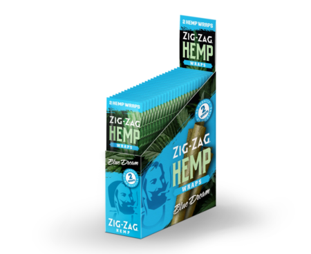 Zig Zag Hemp Wraps NPP - Blue Dream 25 Ct Case