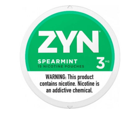 Zyn Spearmint 3MG 5 Ct / 18 Case